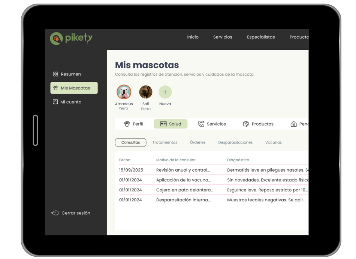 Calendario Pikety